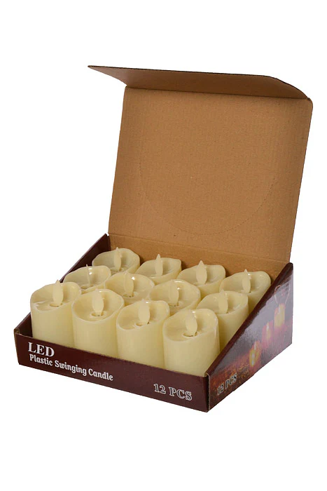 2" X 3" Led Flameless Candle Amber Pkg/12 - Image 3