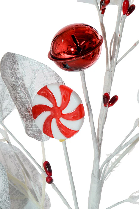 20" Eucalyptus Bell Pick Red/White - Image 2
