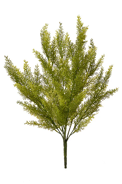 20" Plastic Sorghum Bush Green