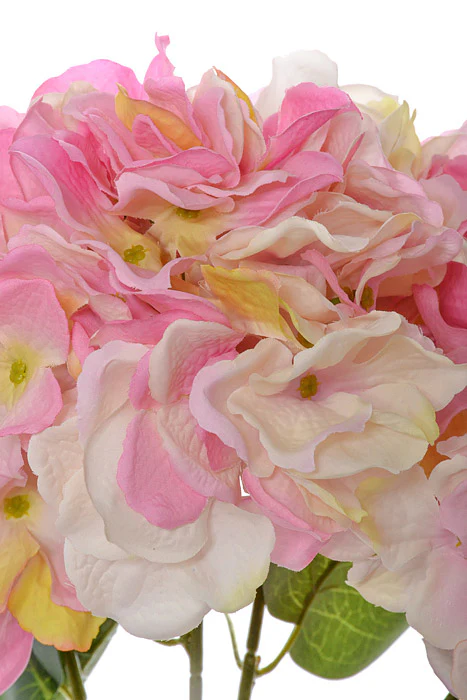 20" Silk Hydrangea Bush (Mauve Pink) - Image 2