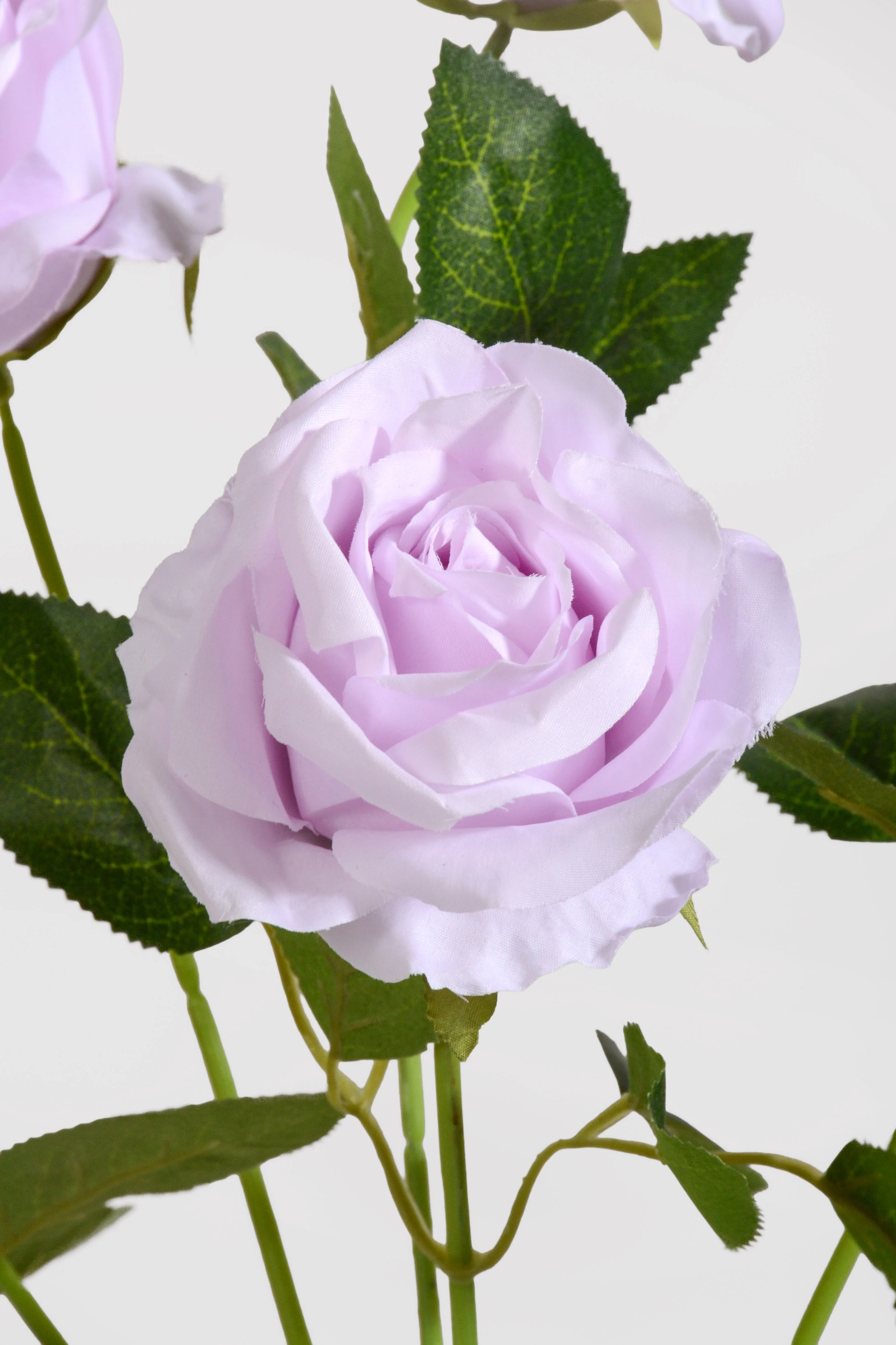 20'' Silk Rose Bush Lavender - Image 2