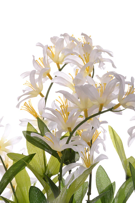 20" Silk Satin Freesia Bush (Cream) - Image 2