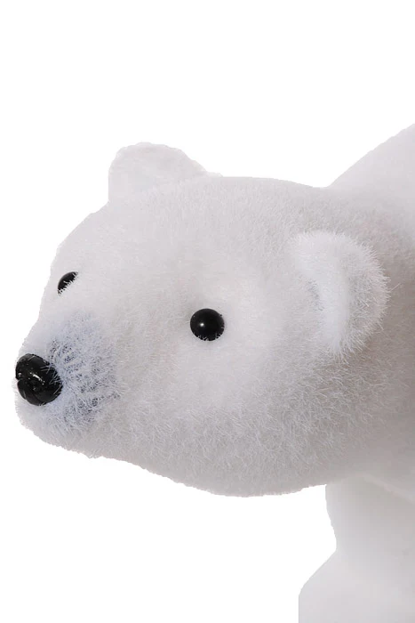 20" X 11" Walking Polar Bear White - Image 2
