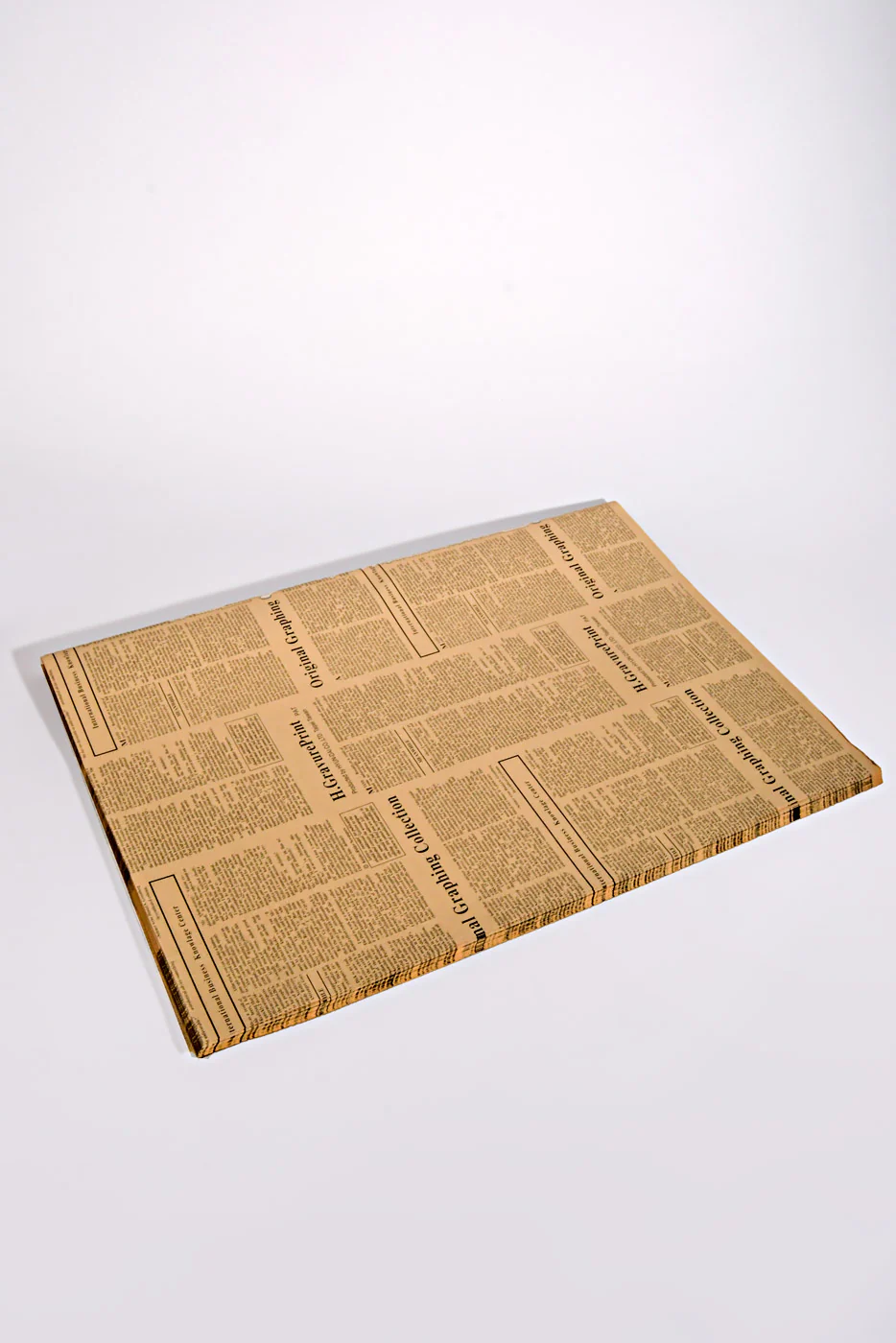 20'' X 27'' Vintage Newspaper Sheet Black/Kraft Pkg/37 - Image 4