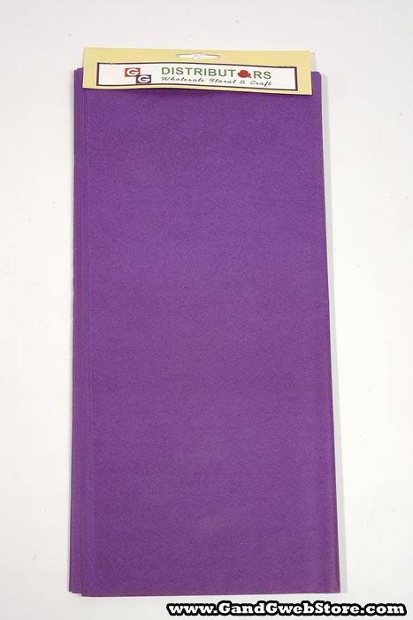 20" X 30" Tissue Paper Purple - Image 2