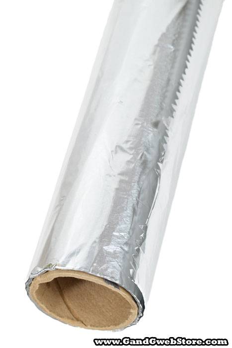 20" X 50' Plain Foil Silver Ea - Image 3