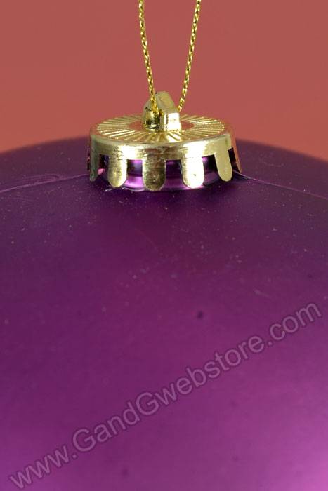 200mm Matt Plastic Ball Purple - Image 2