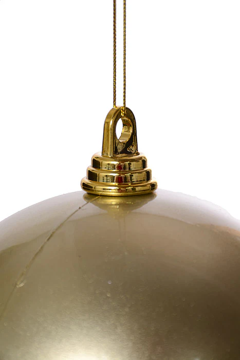 200Mm Ornament Ball Champagne - Image 2