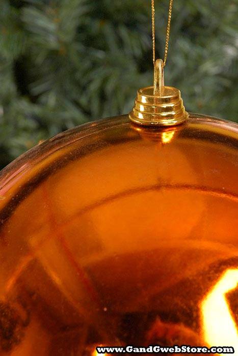 200mm Shiny Plastic Ball Copper - Image 2