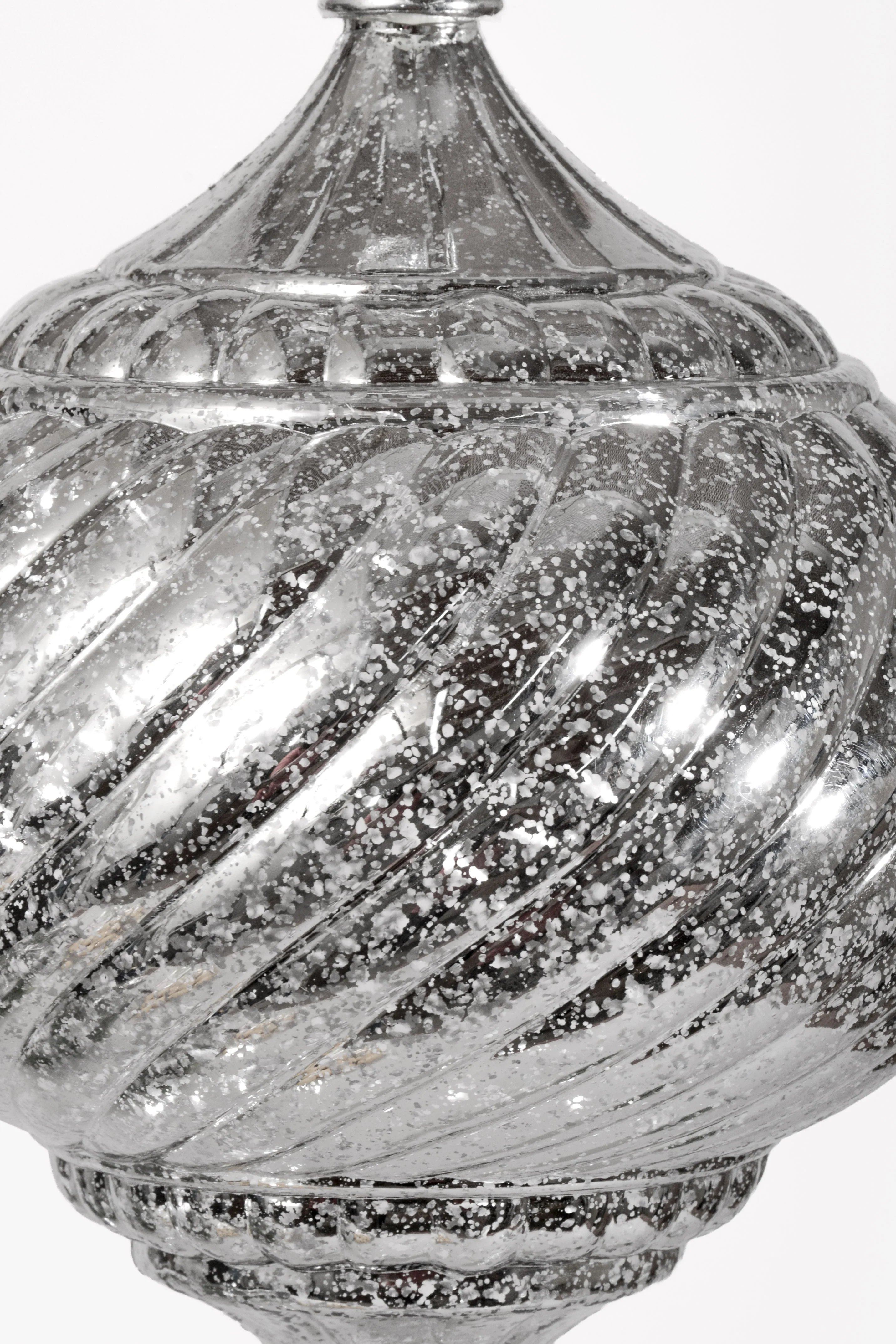 20CM Hanging Onion Ornament Silver - Image 2
