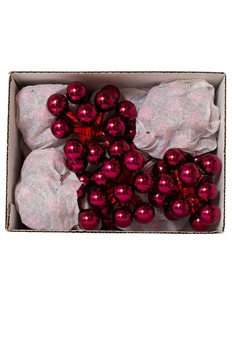 20mm Gloss Glass Ball Burgundy Pkg/144 - Image 3