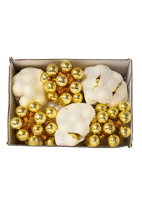 20mm Gloss Glass Ball Gold Pkg/144 - Image 3