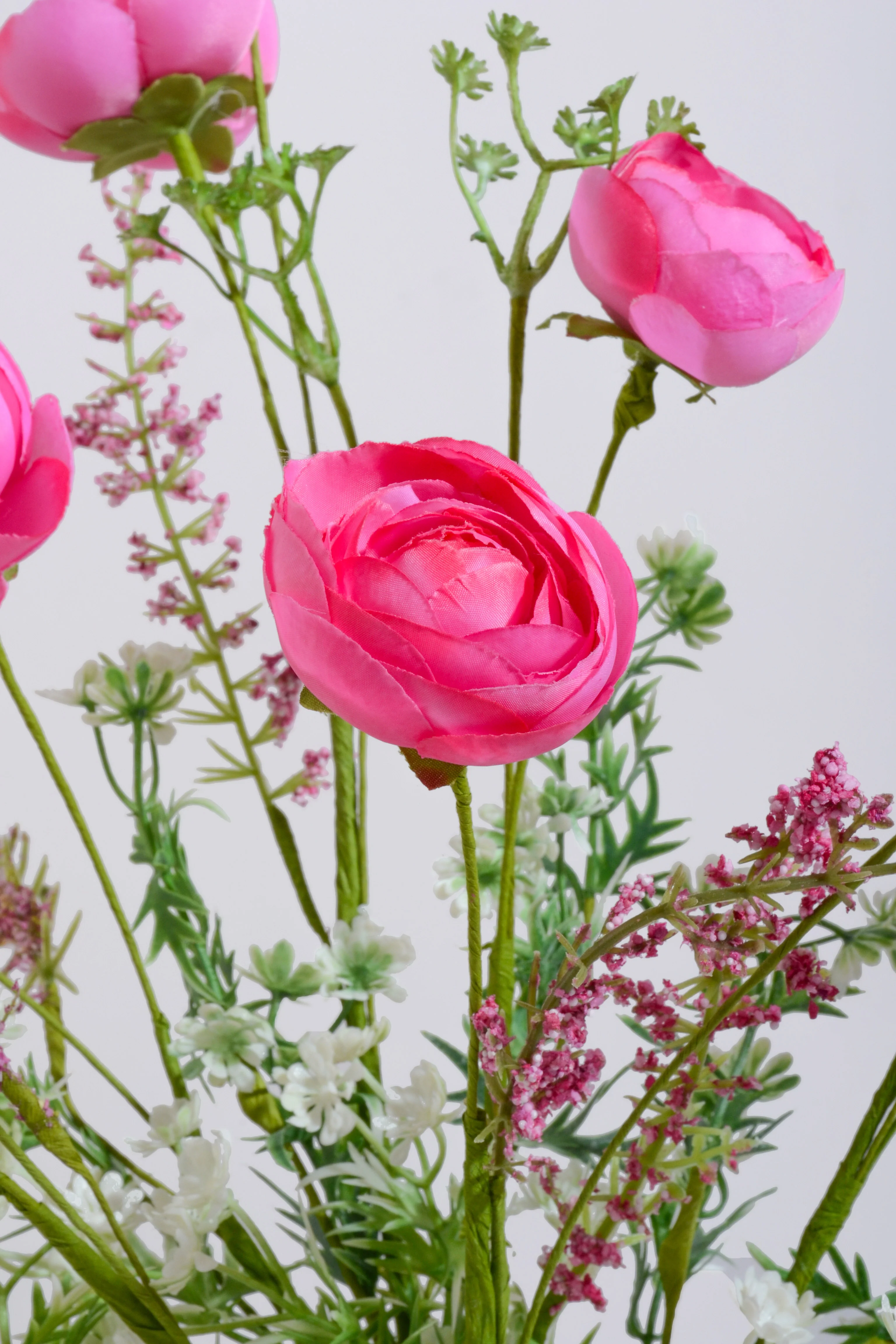 21.5" Silk Ranunculus Mixed Beauty - Image 2