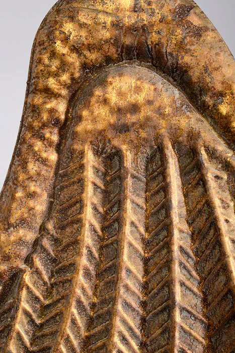 21.5" x 25" Angel Wing Wall Deco Antique Gold - Image 2
