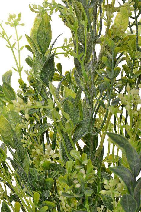 21" Artificial Mixed Greenery Bush Green - Image 2