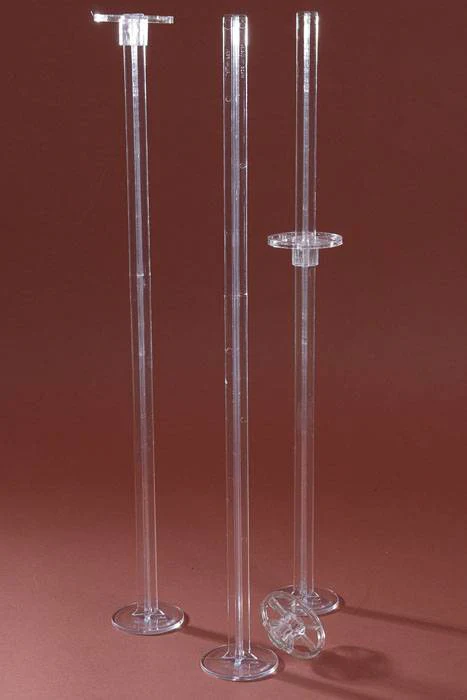 21" Plastic Pedestal Clear