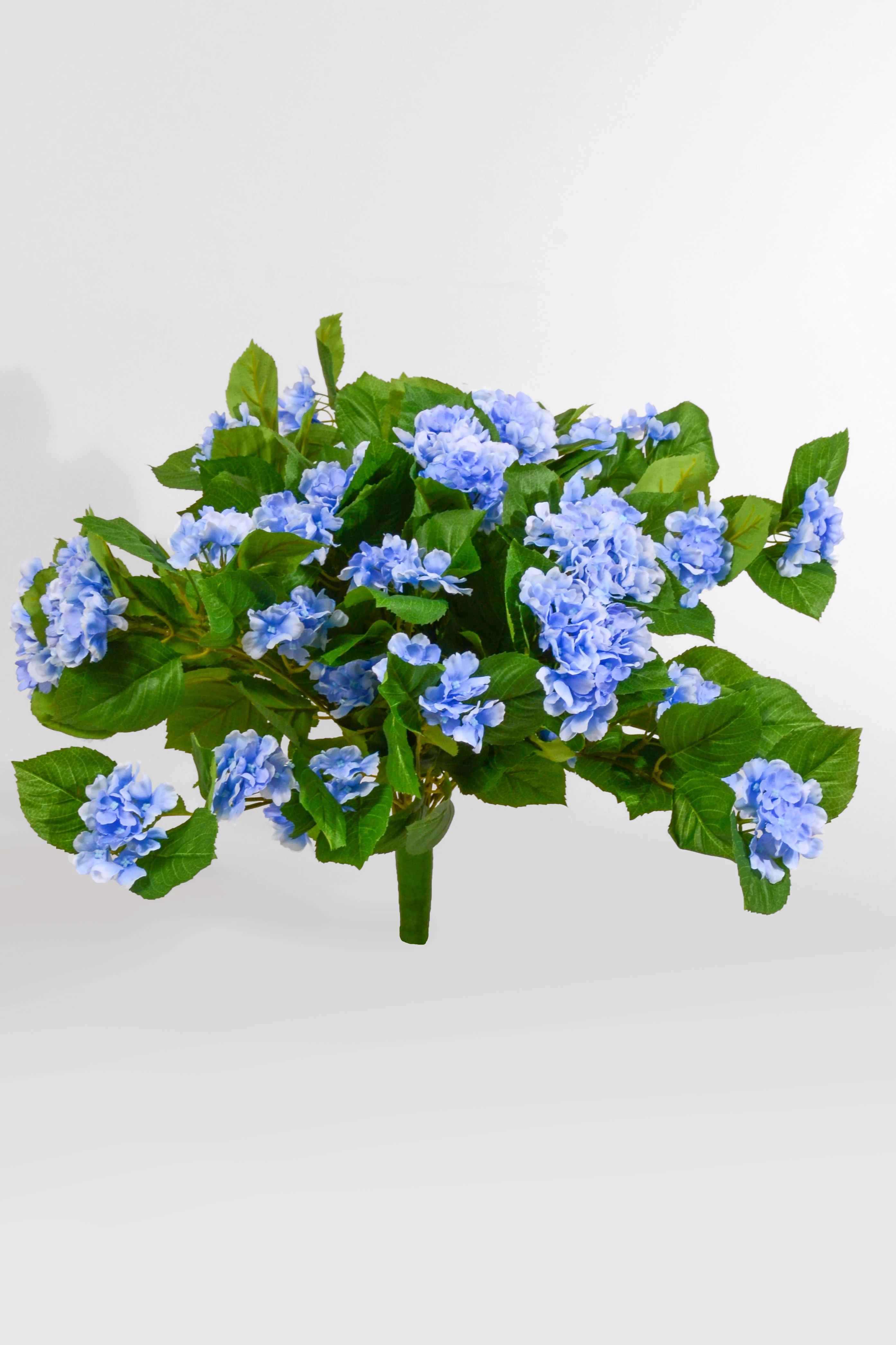 21" Uv Silk Hanging Hydrangea Plant Blue