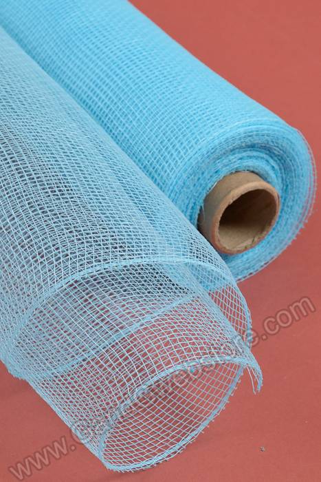21" X 10yds Polyproplene Plastic Mesh Baby Blue - Image 2