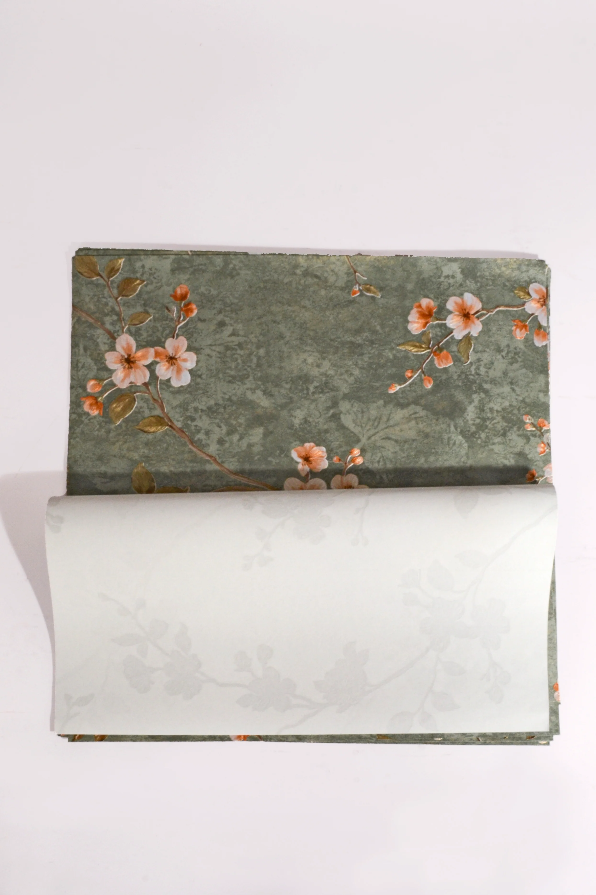 21" x 21" Flower Packaging Paper Green Pkg/10