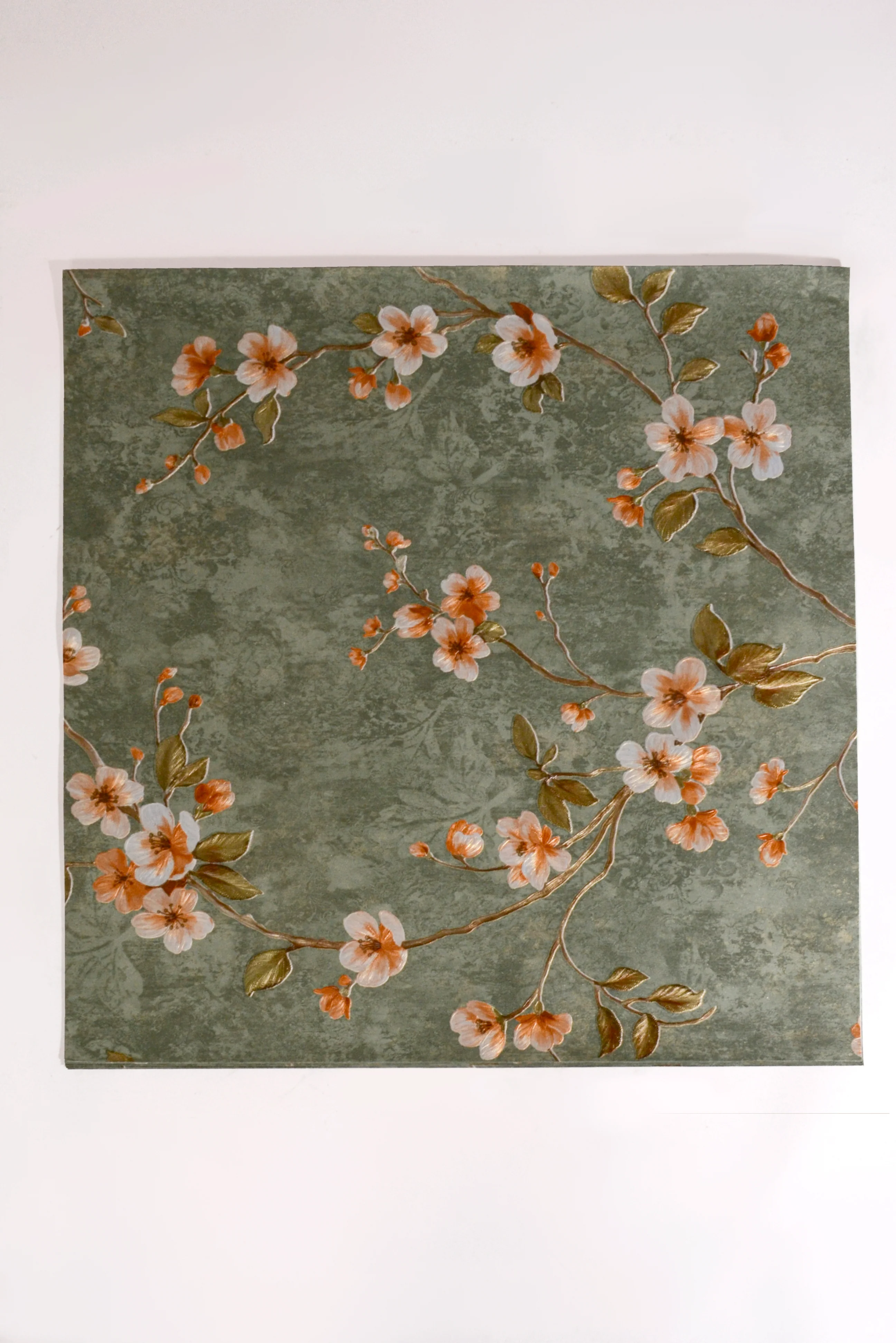 21" x 21" Flower Packaging Paper Green Pkg/10 - Image 3