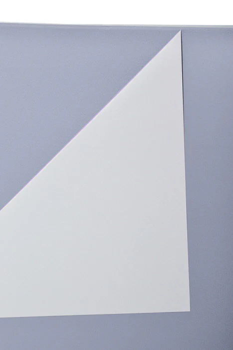 22.5" 2 Tone Waterproof Wrapping Paper Gray Blue/Cool Mint Pkg/20 - Image 2