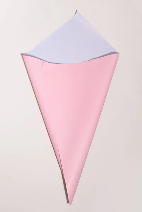 22.5" 2 Tone Waterproof Wrapping Paper Pink/Blue Gray Pkg/20 - Image 2