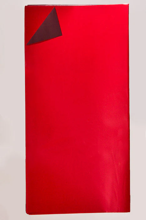 22.5" 2 Tone Waterproof Wrapping Paper Red/Burgundy Pkg/20
