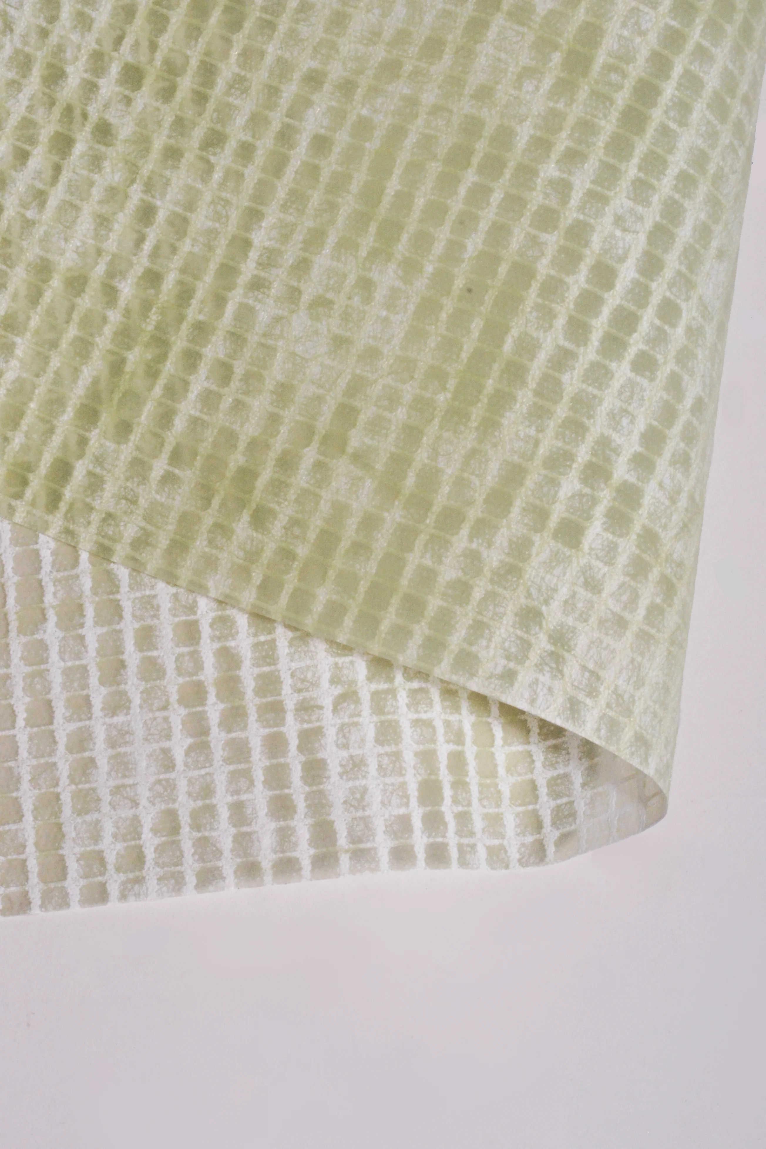 22.5" Flower Wrap Paper Lime Green Pkg/15 - Image 2