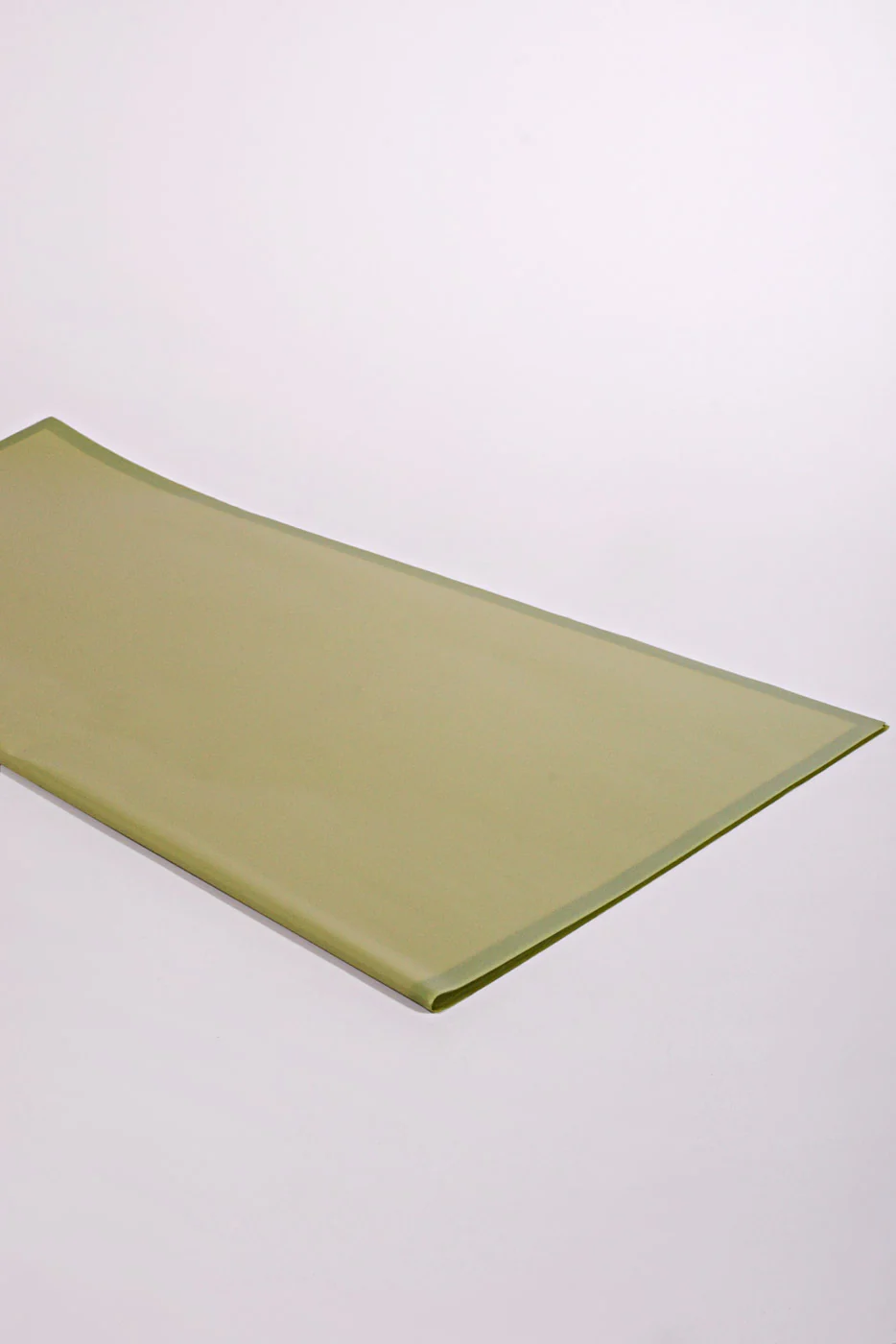 22.5" Flower Wrapping Paper W/Edge Sage Pkg/20 - Image 2