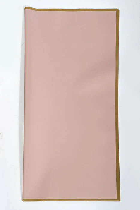 22.5" Gold Edge Flower Wrap Paper Blush Pkg/20 - Image 2