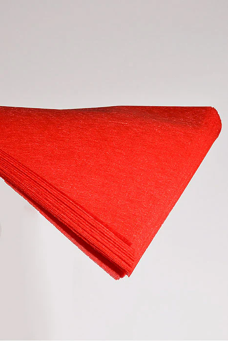 22.5" Non-Woven Fiber Tissue Sheet Red Pkg/15 - Image 2