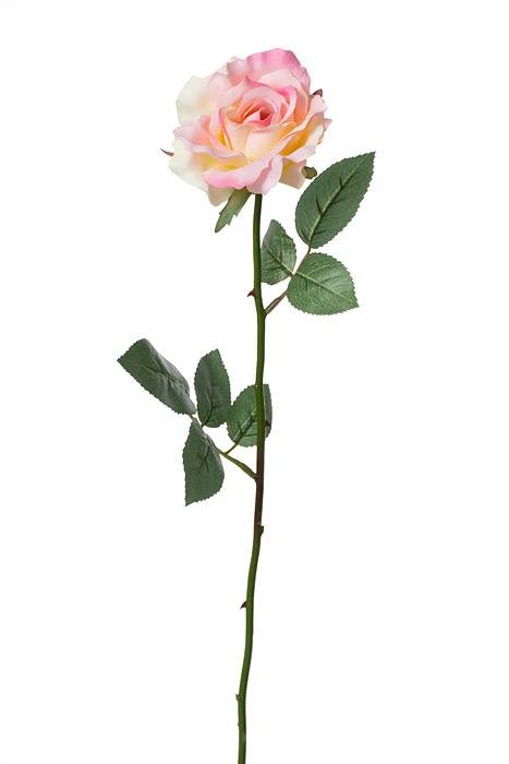 22.5" Silk Medium Rose Spray  Pink