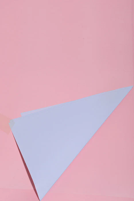 22.5" Two-Tone Waterproof Wrapping Paper Pink/Light Blue Pkg/20 - Image 2