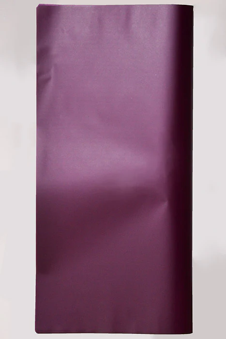22.5" Waterproof Flower Wrapping Paper Purple Pkg/20