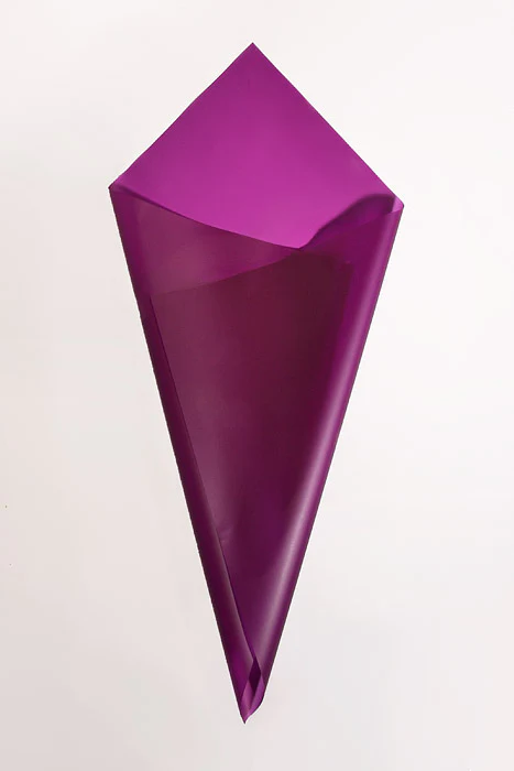 22.5" Waterproof Flower Wrapping Paper Purple Pkg/20 - Image 3