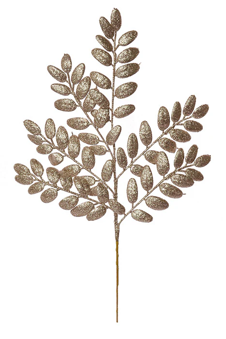 22" Honey Locust Glitter Spray Rose Gold