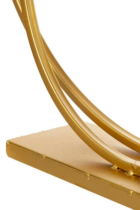 22" Metal Circle Stand Gold - Image 2
