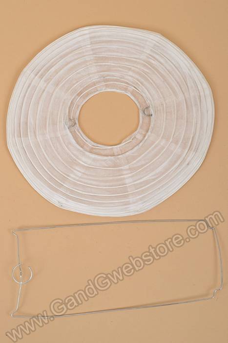 22" Round Paper Lantern Pink - Image 3
