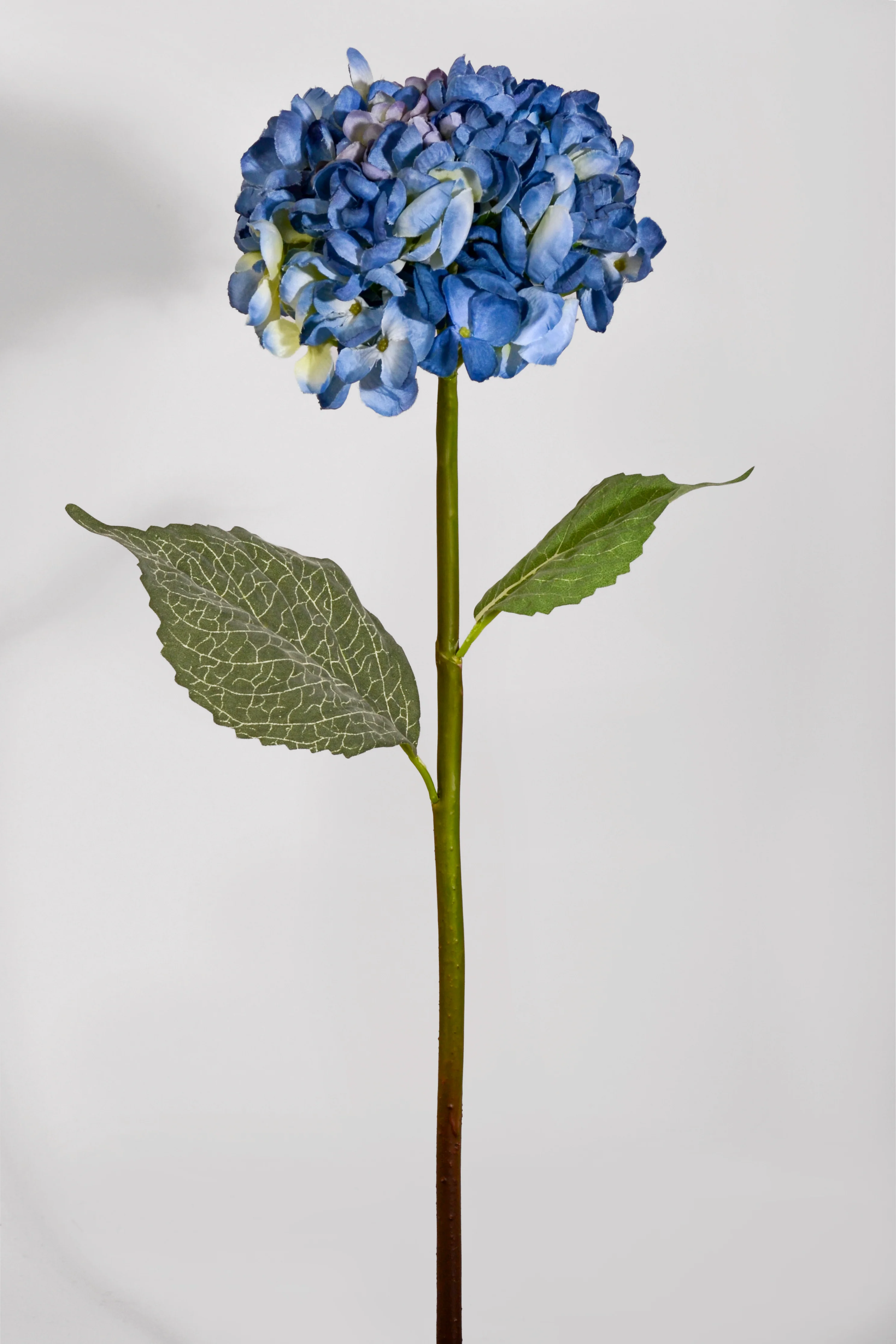 22" Silk Hydrangea Spray Blue