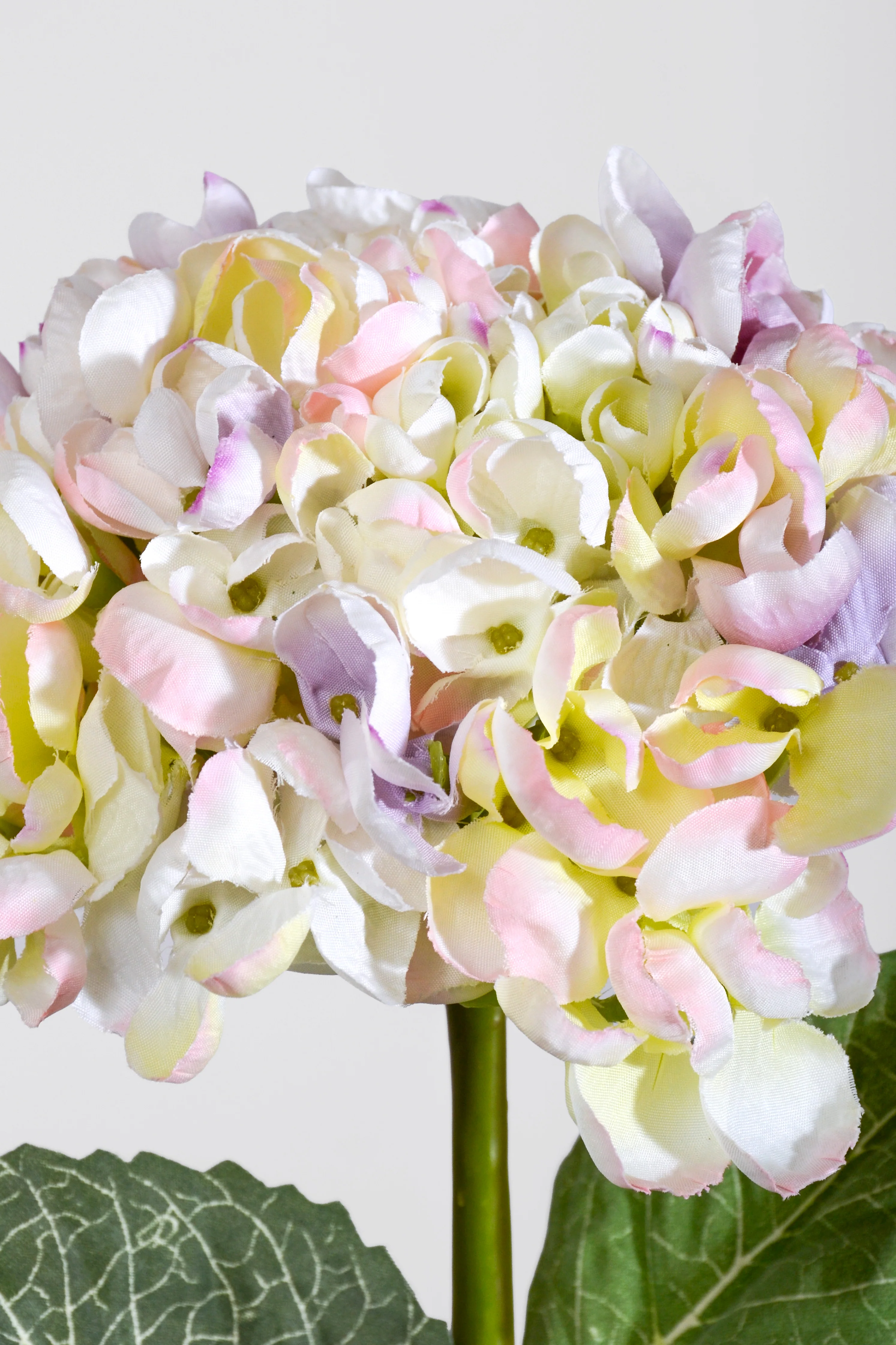 22" Silk Hydrangea Spray Pink - Image 2