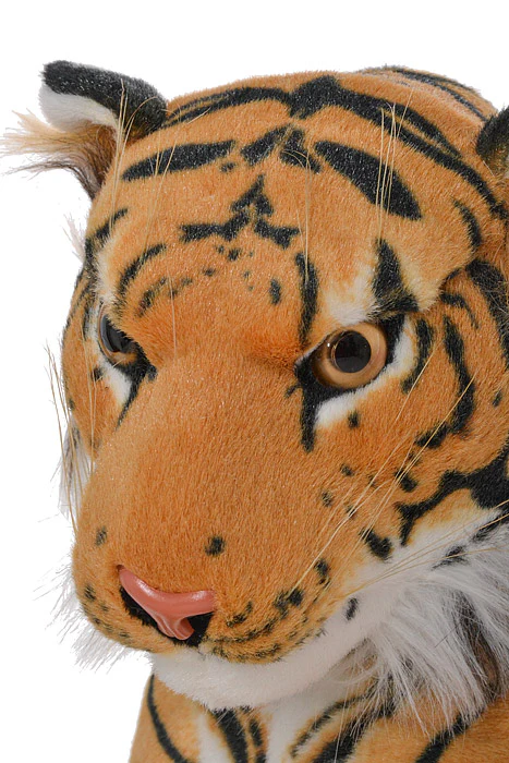 22" X 10" Stuffed Laying Tiger Yellow/Black - Image 3