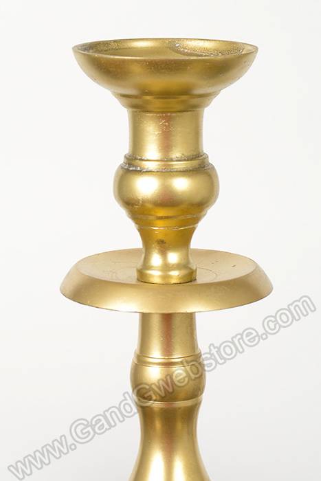 22" X 60" Aluminum Candelabra W/gold Finish - Image 3