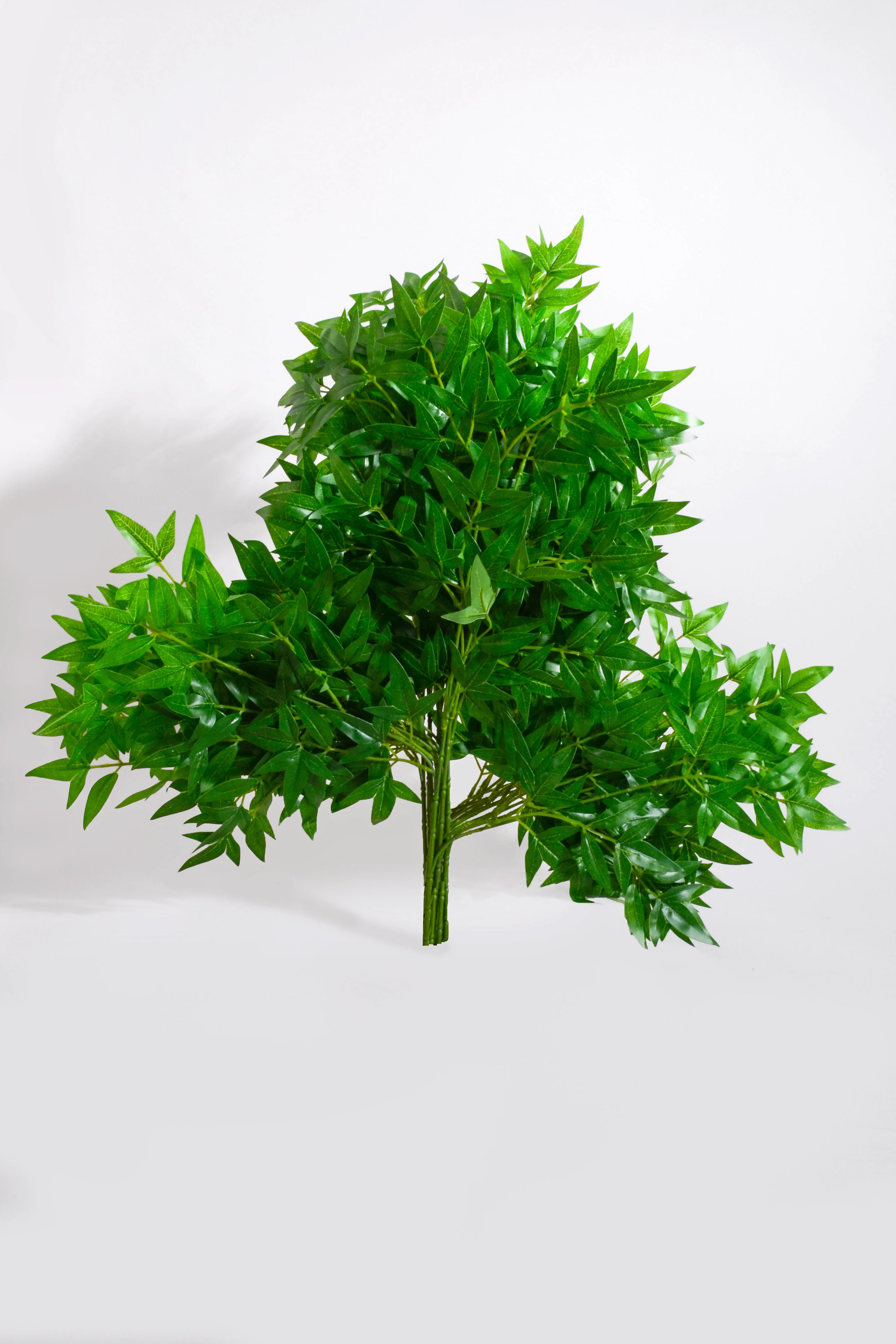 23.5" Artificial Maple Leaf Spray Green Pkg/12 - Image 3
