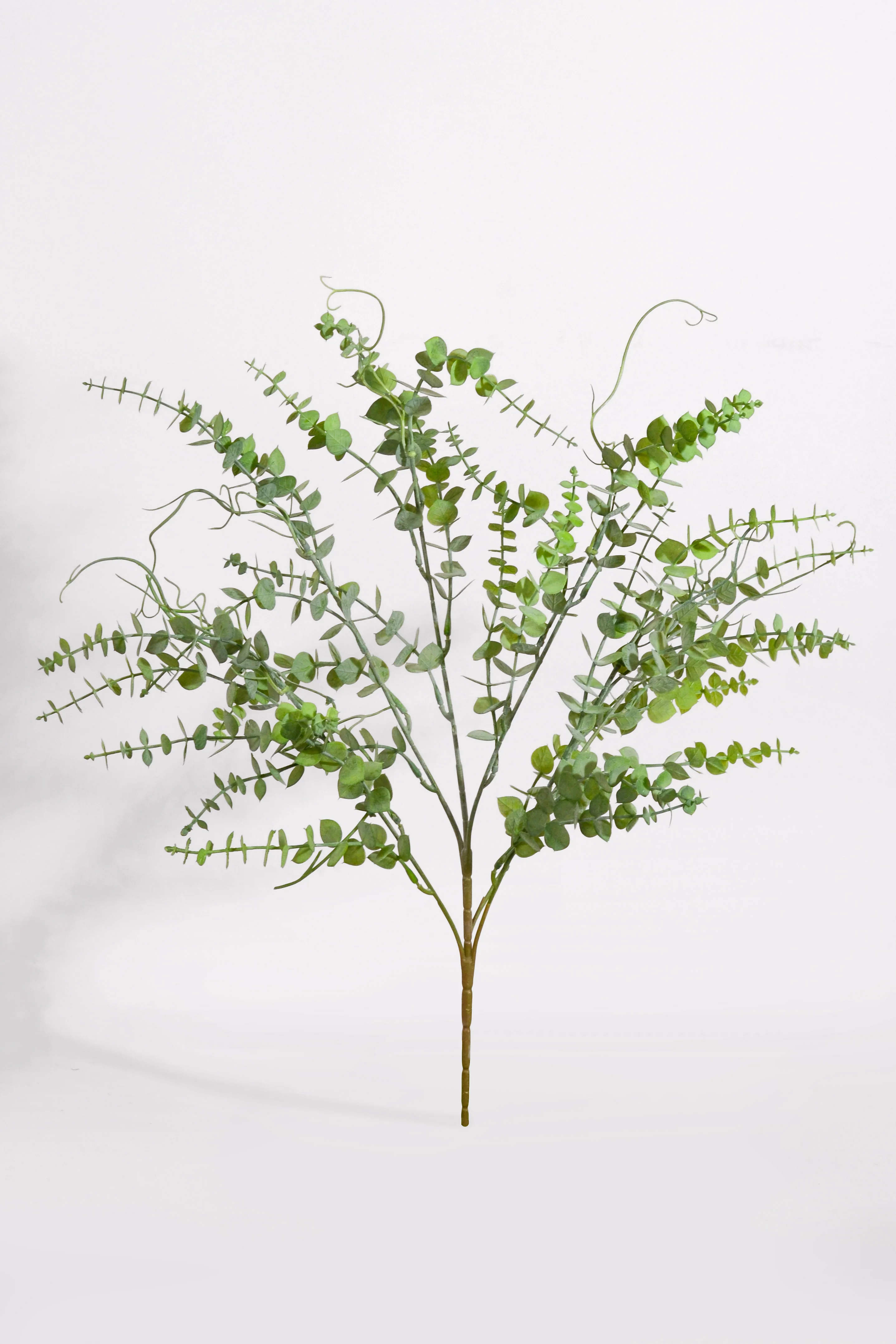 23.5" Uv Artificial Eucalyptus Bush Green