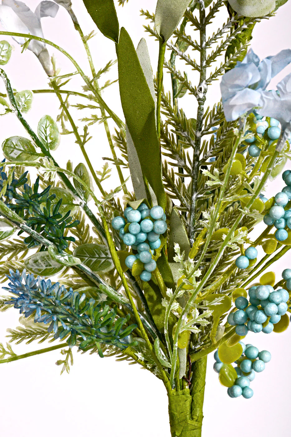 23'' Artificial Lavender Berry Spray Turquoise - Image 2
