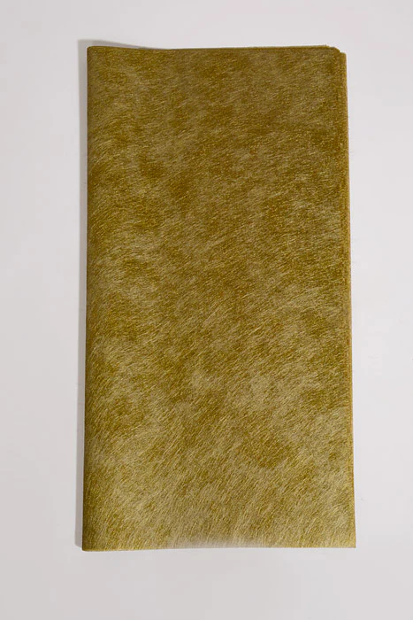 23" Flower Wrap Paper Gold Pkg/20