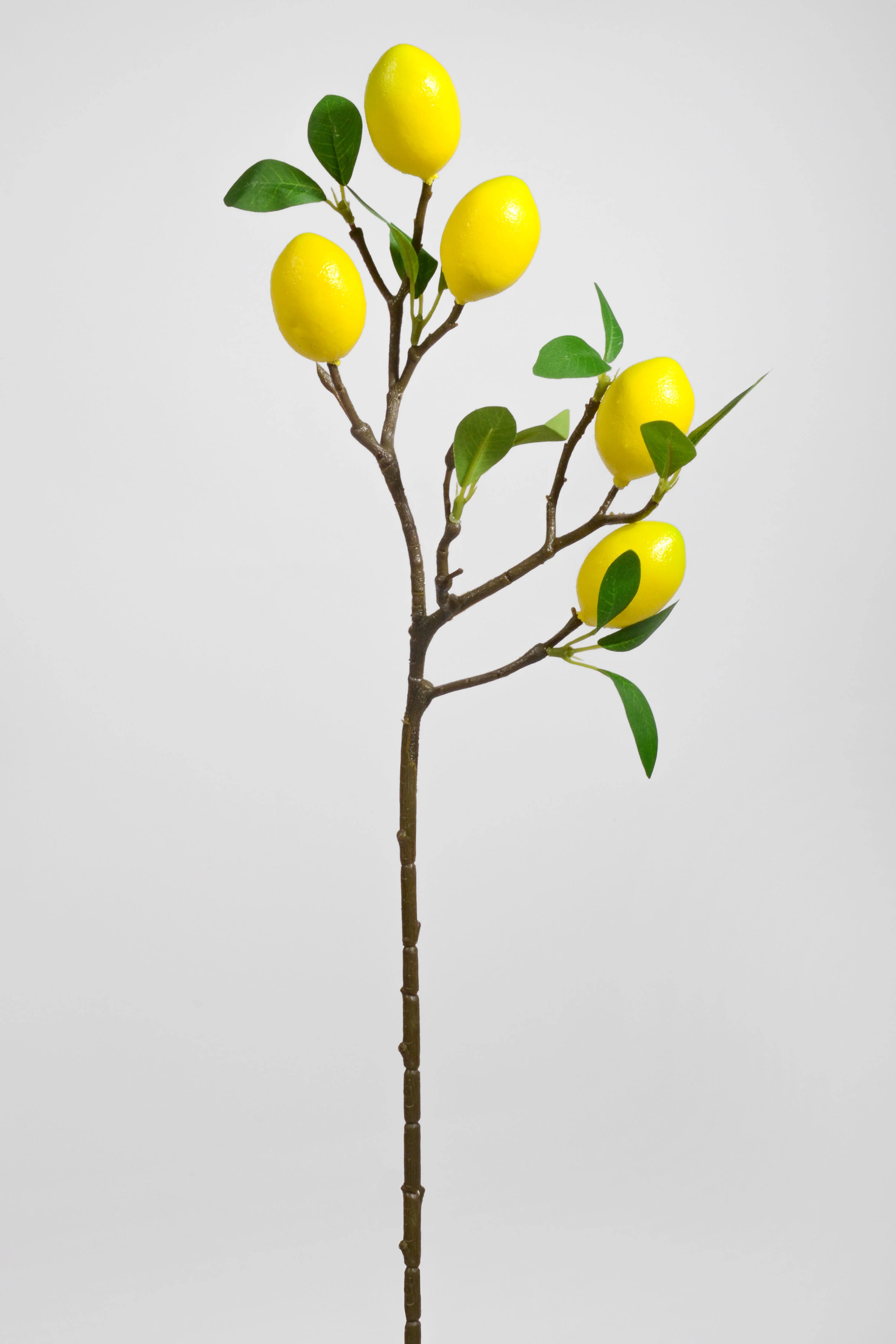 23'' Lemon Spray W/ Leaves Yellow/Green