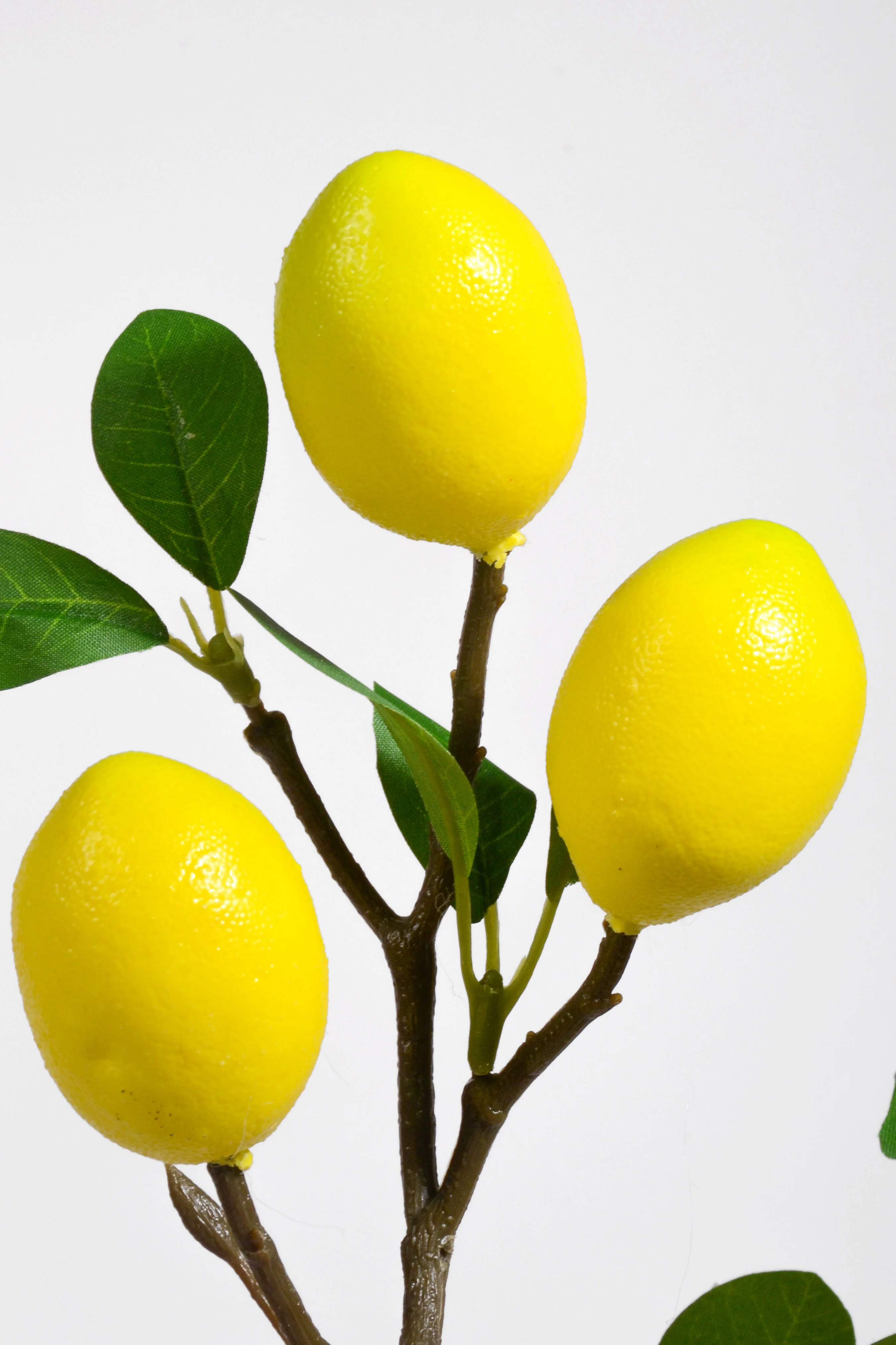23'' Lemon Spray W/ Leaves Yellow/Green - Image 2