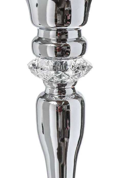 23" Metal Bouquet Stand W/rhinestone Silver - Image 2