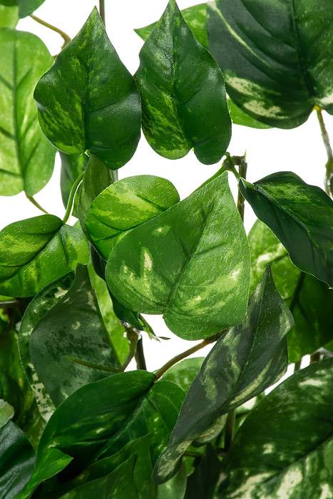 23" Pothos Leaf Bush Leaves Green - Image 2